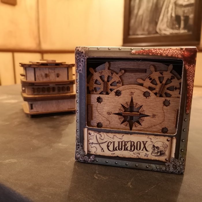 iDventure Cluebox Davy Jones Locker, Houten Escape Room van iDventure, thuisspel gemaakt van hout