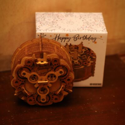 Birthday Cake Gift Puzzle Box